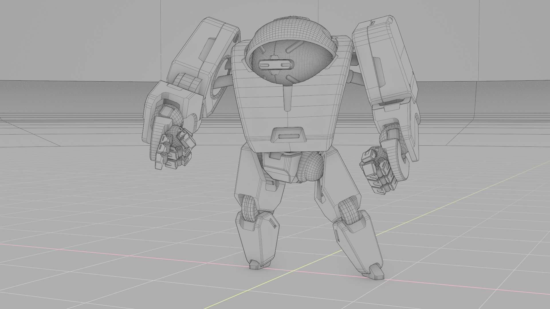 ANDROID M-3000 RIGGED 3D model_39