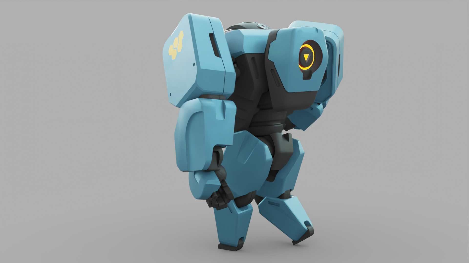 ANDROID M-3000 RIGGED 3D model_17