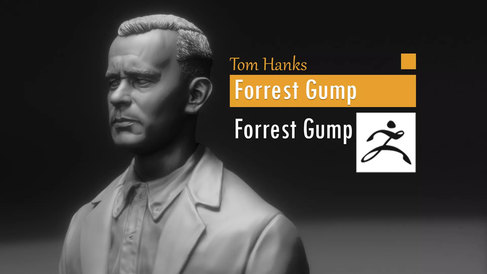 Tom Hanks - Forrest Gump - Forrest Gump 3D print model_0