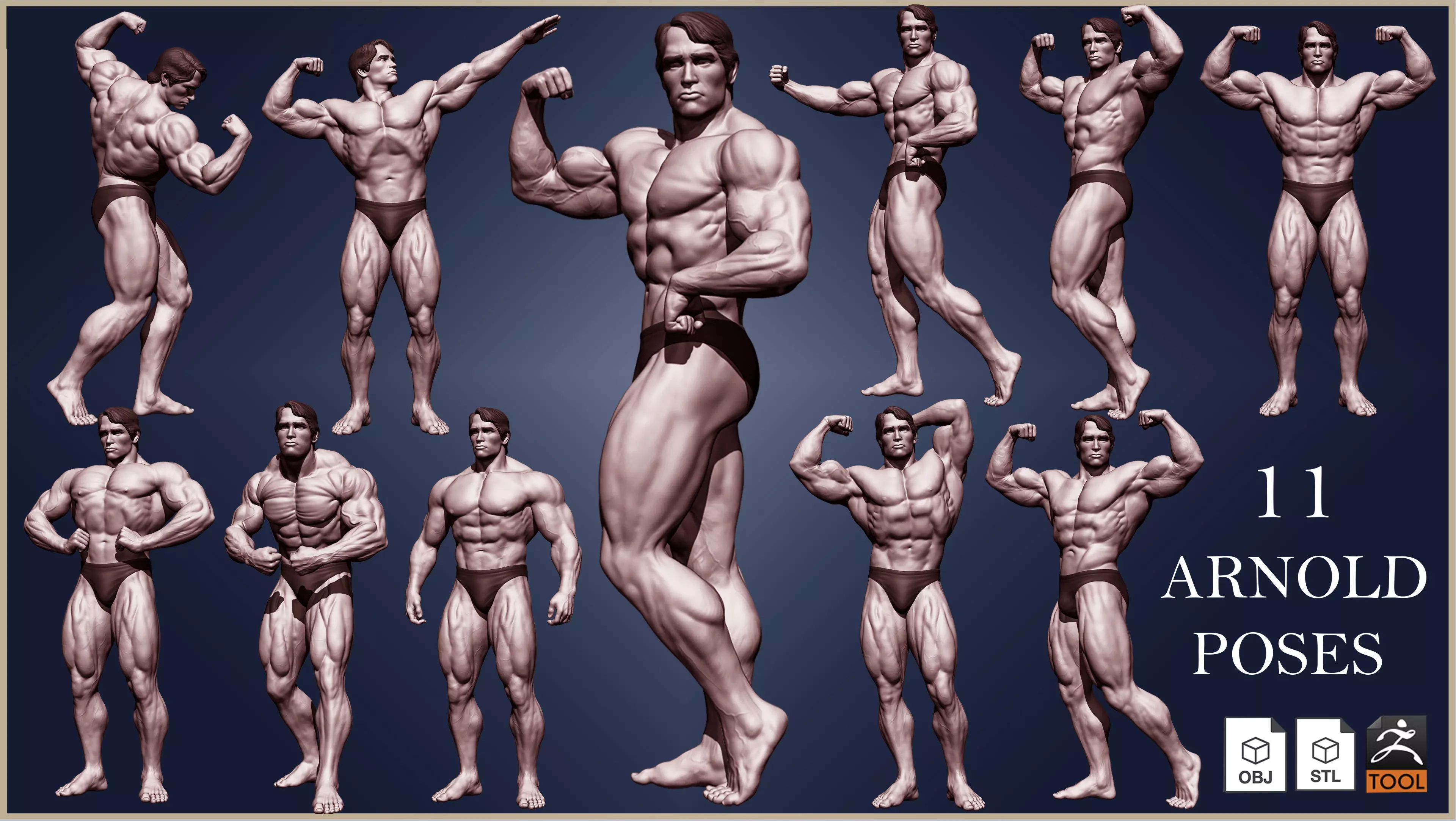 Arnold Schwarzenegger 3D model_0