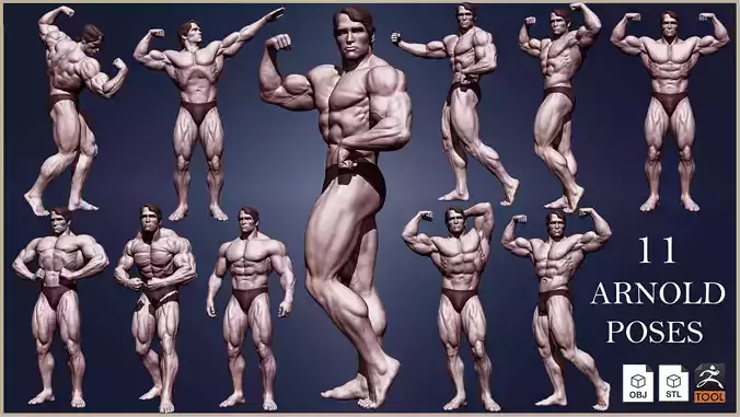Arnold Schwarzenegger 3D model