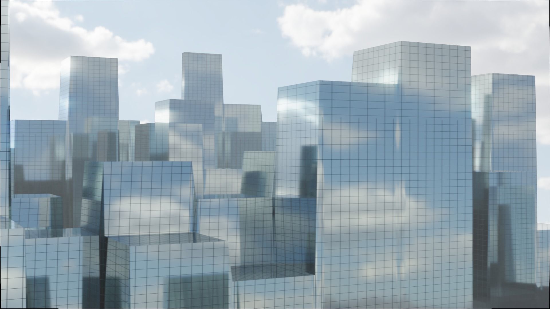 Quick Modern City 1a 3D model_2