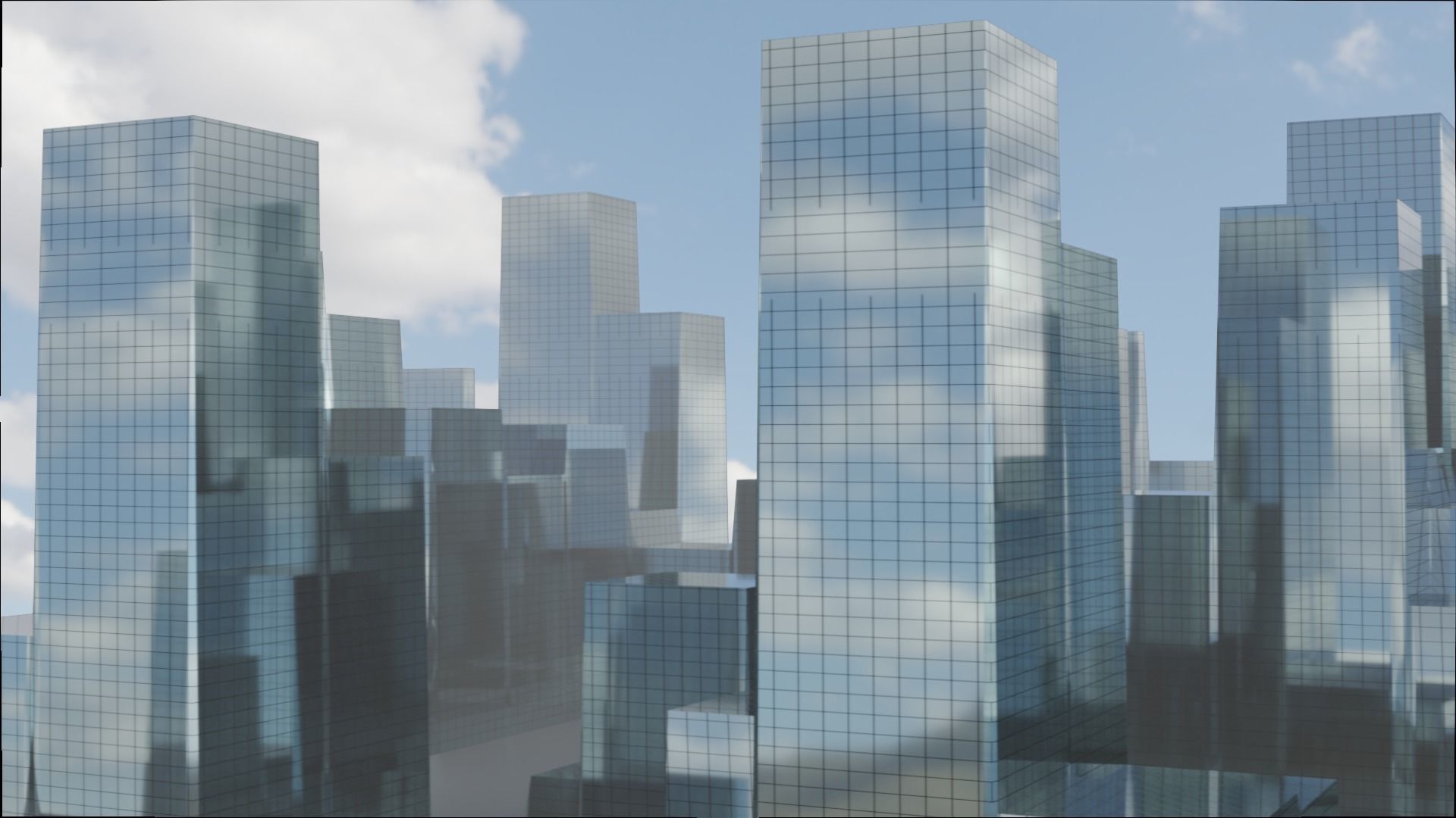 Quick Modern City 1a 3D model_1