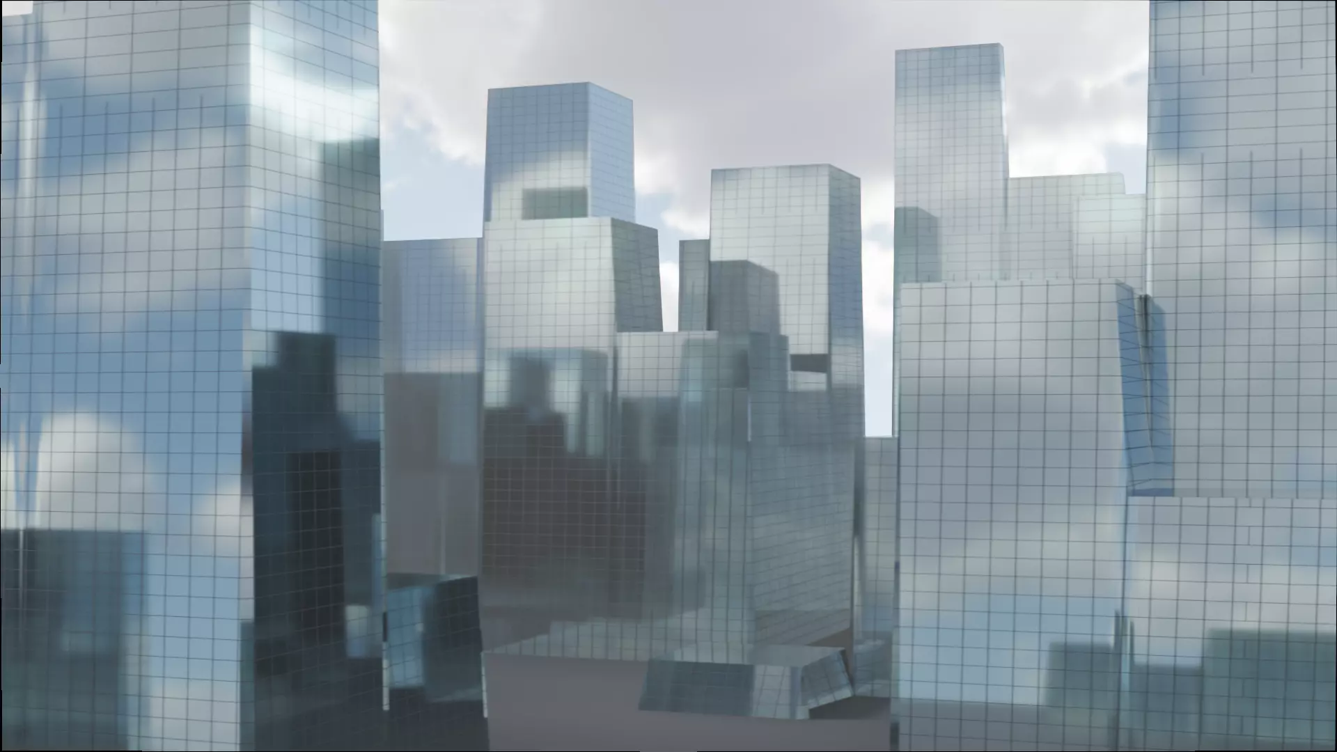 Quick Modern City 1a 3D model_0