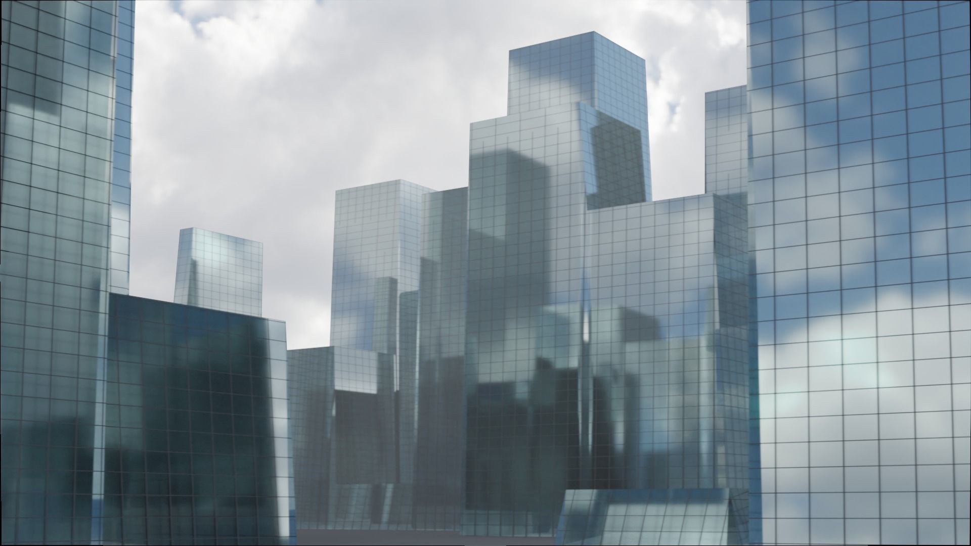 Quick Modern City 1a 3D model_4