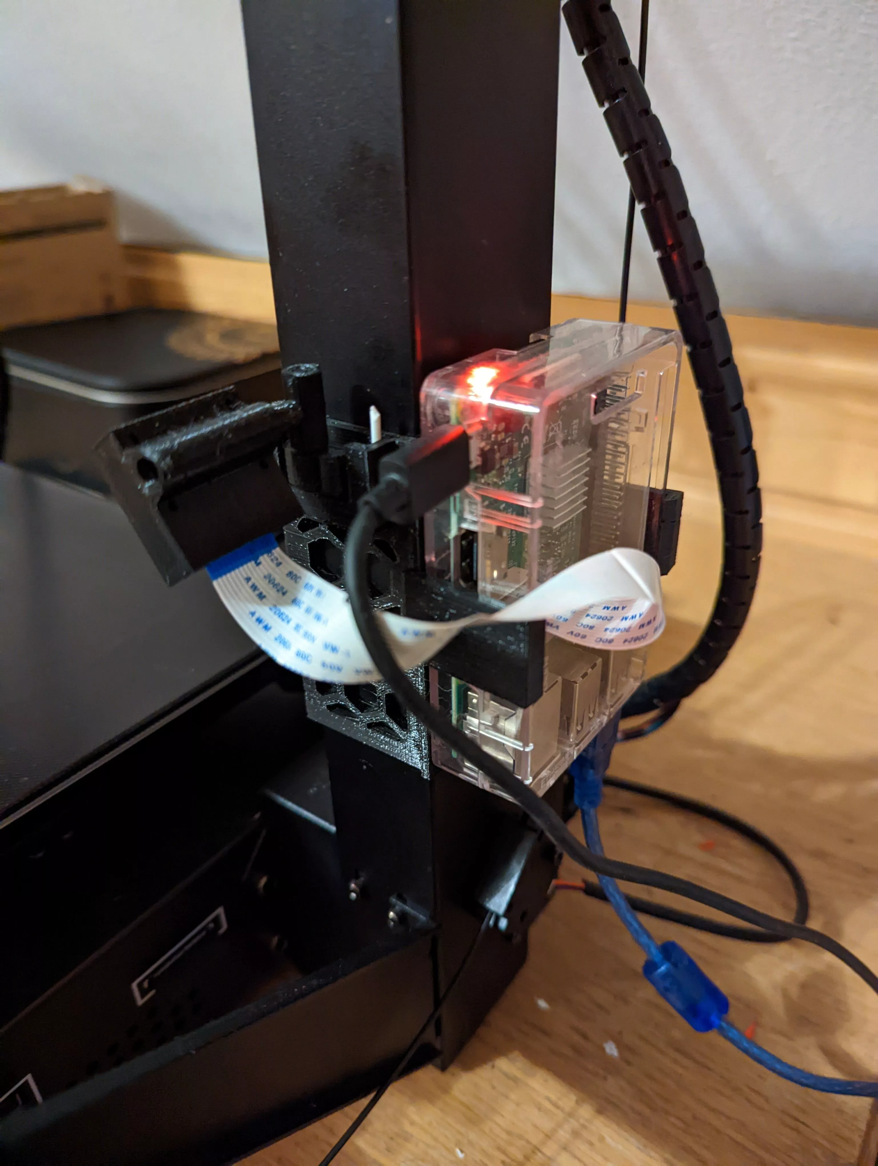 Anycubic i3 Mega and i3 Mega Pro raspberry Pi mount Free 3D print model