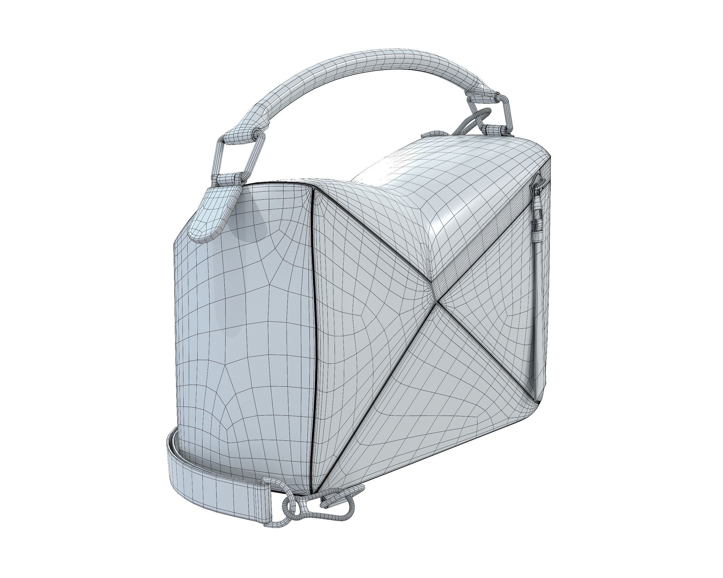 Loewe Puzzle Bag Low-poly 3D model_6