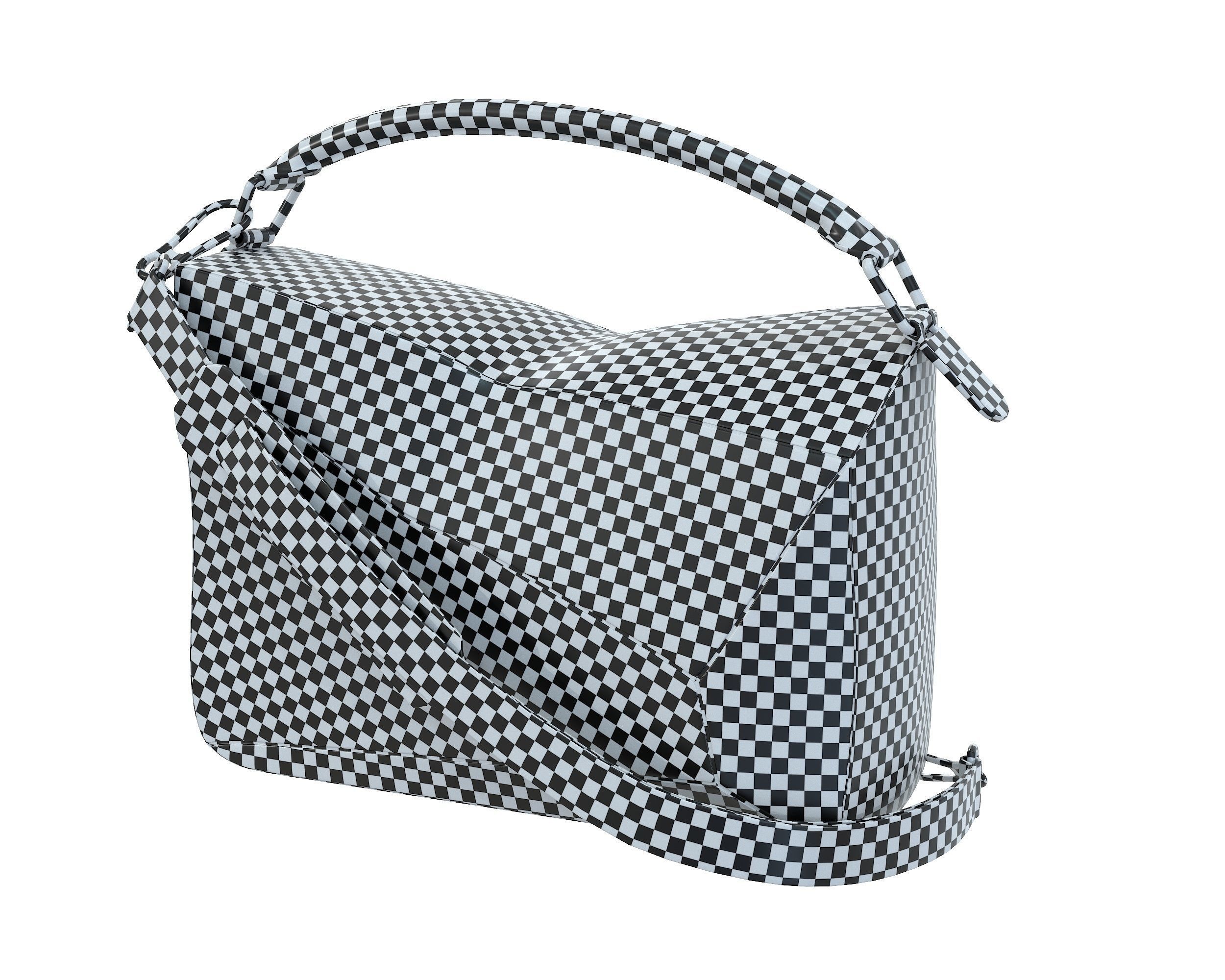 Loewe Puzzle Bag Low-poly 3D model_9