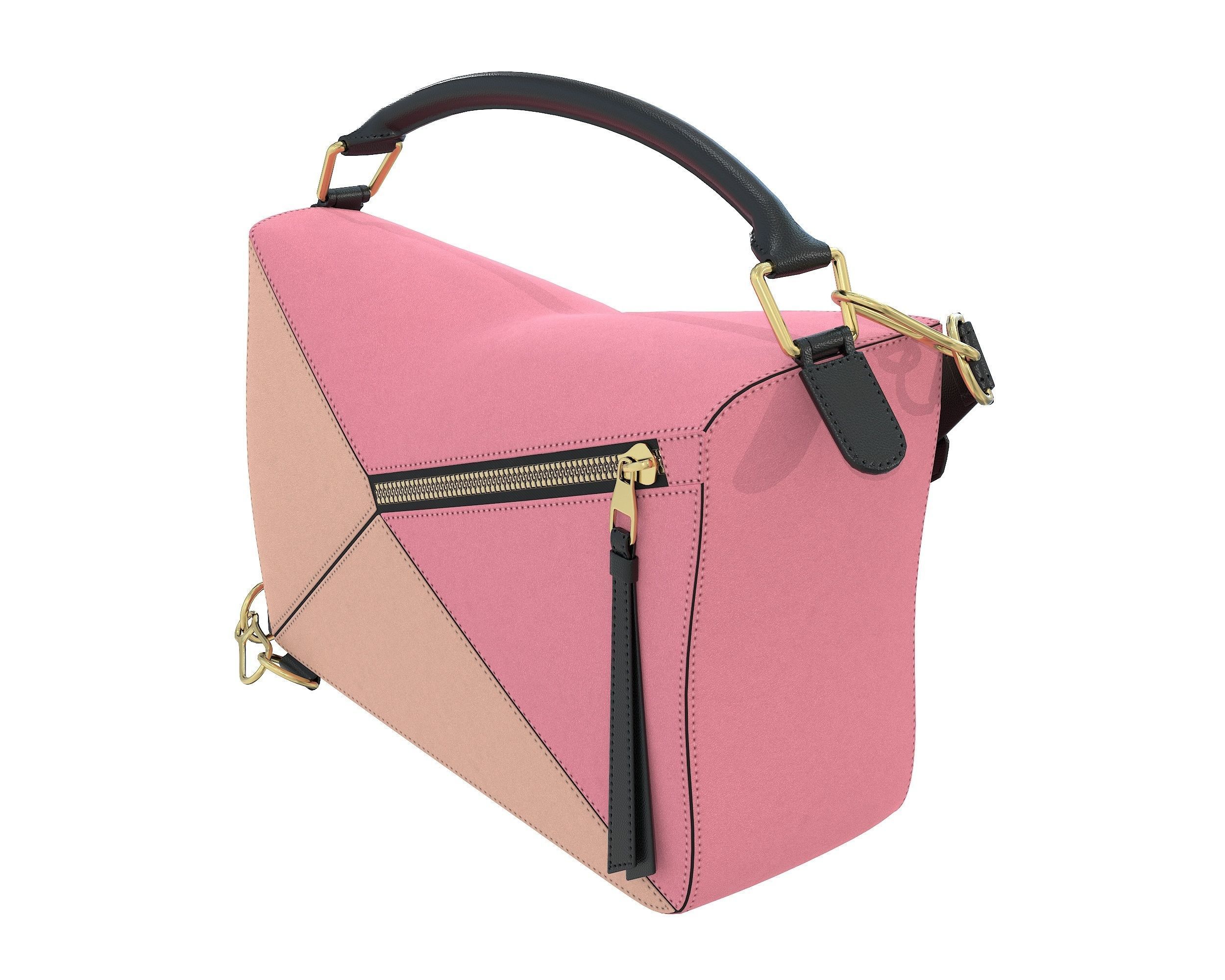 Loewe Puzzle Bag Low-poly 3D model_4