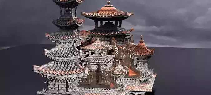 Dragon Temples Kitbash 1