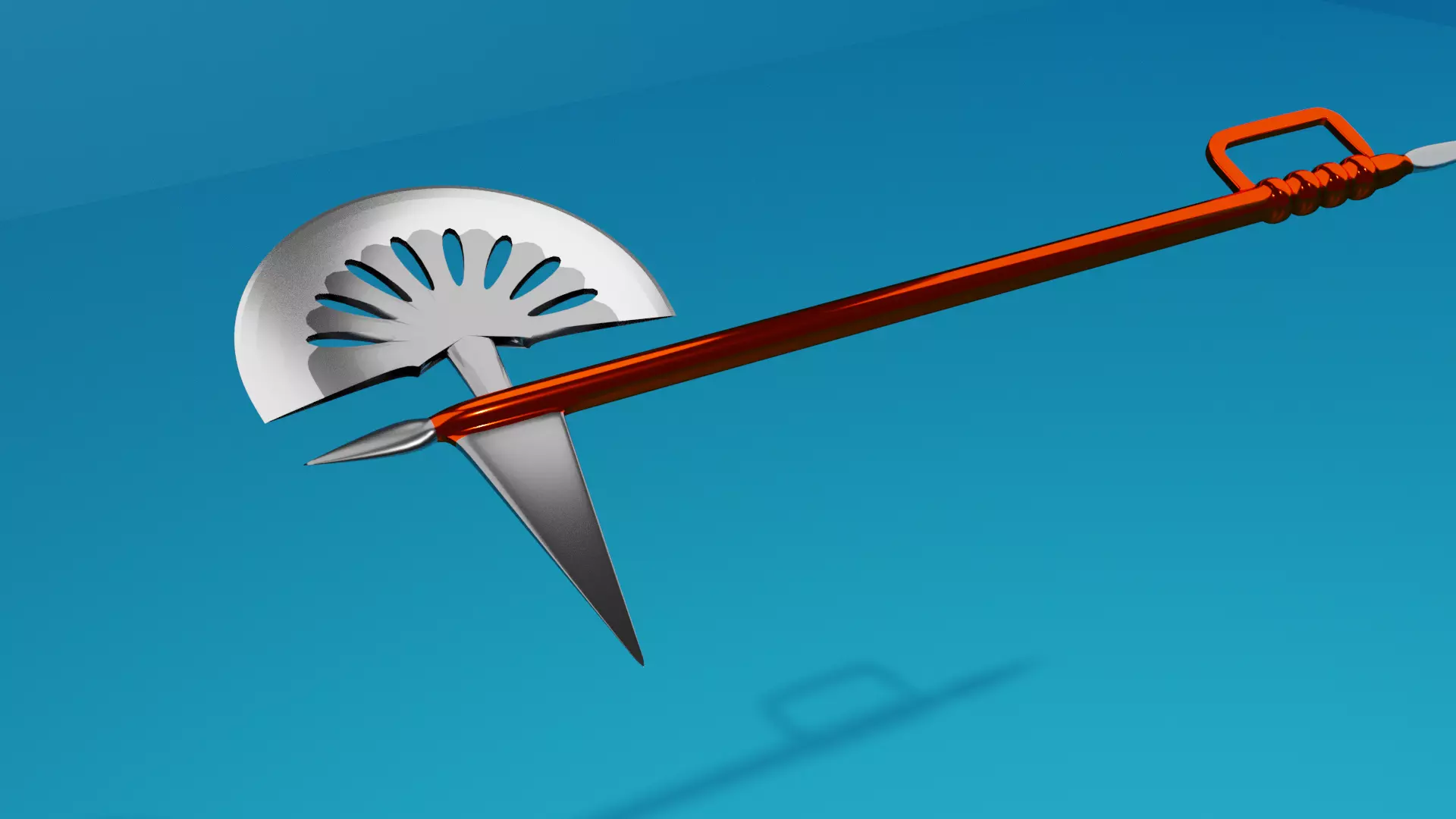 ax weapon Free low-poly 3D model_0