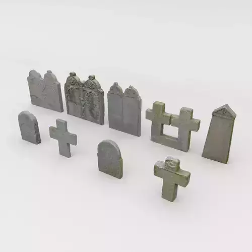 Old Tombstone Pack - 8k Textures