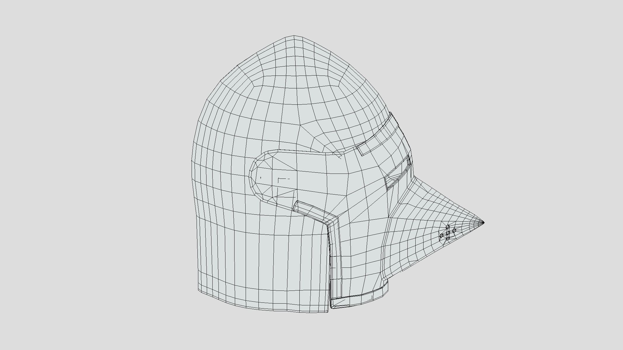 Medieval Helmet 02 Low Poly PBR Realistic Low-poly 3D model_3