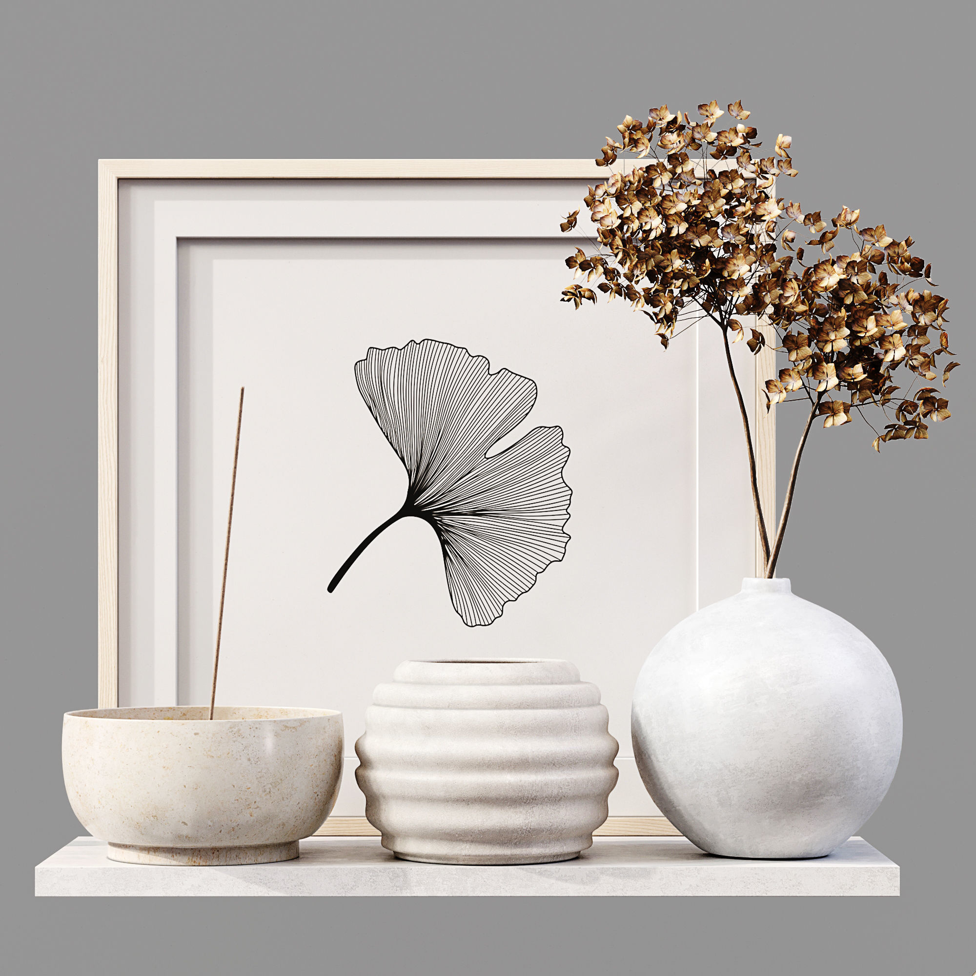 Decorative Set 106 3D model_5