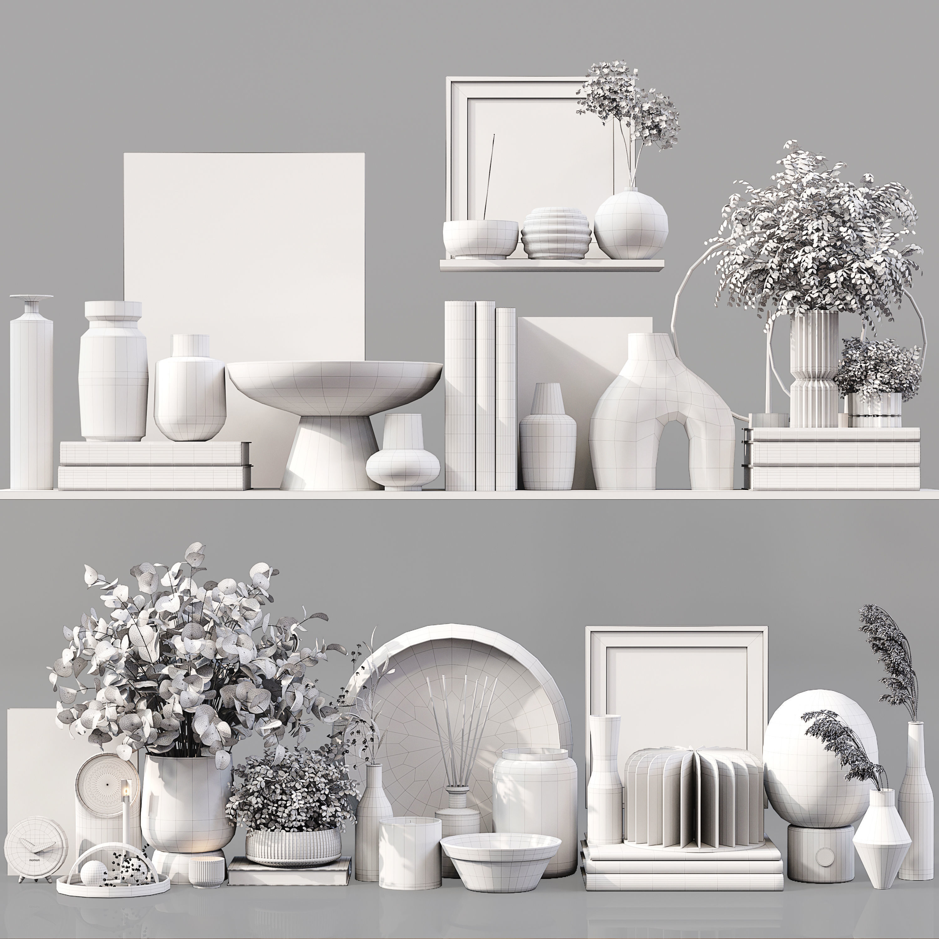 Decorative Set 106 3D model_6