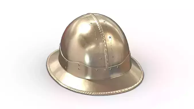 Medieval Helmet 08 Low Poly PBR Realistic