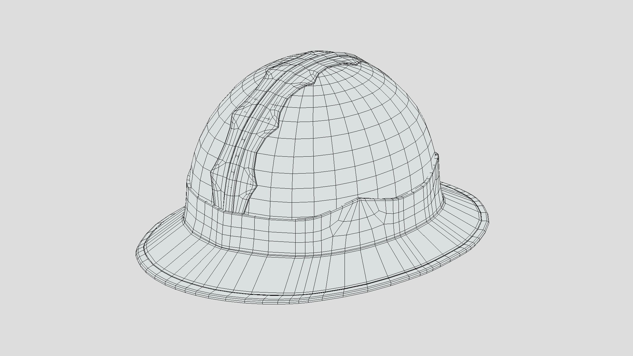 Medieval Helmet 08 Low Poly PBR Realistic Low-poly 3D model_5