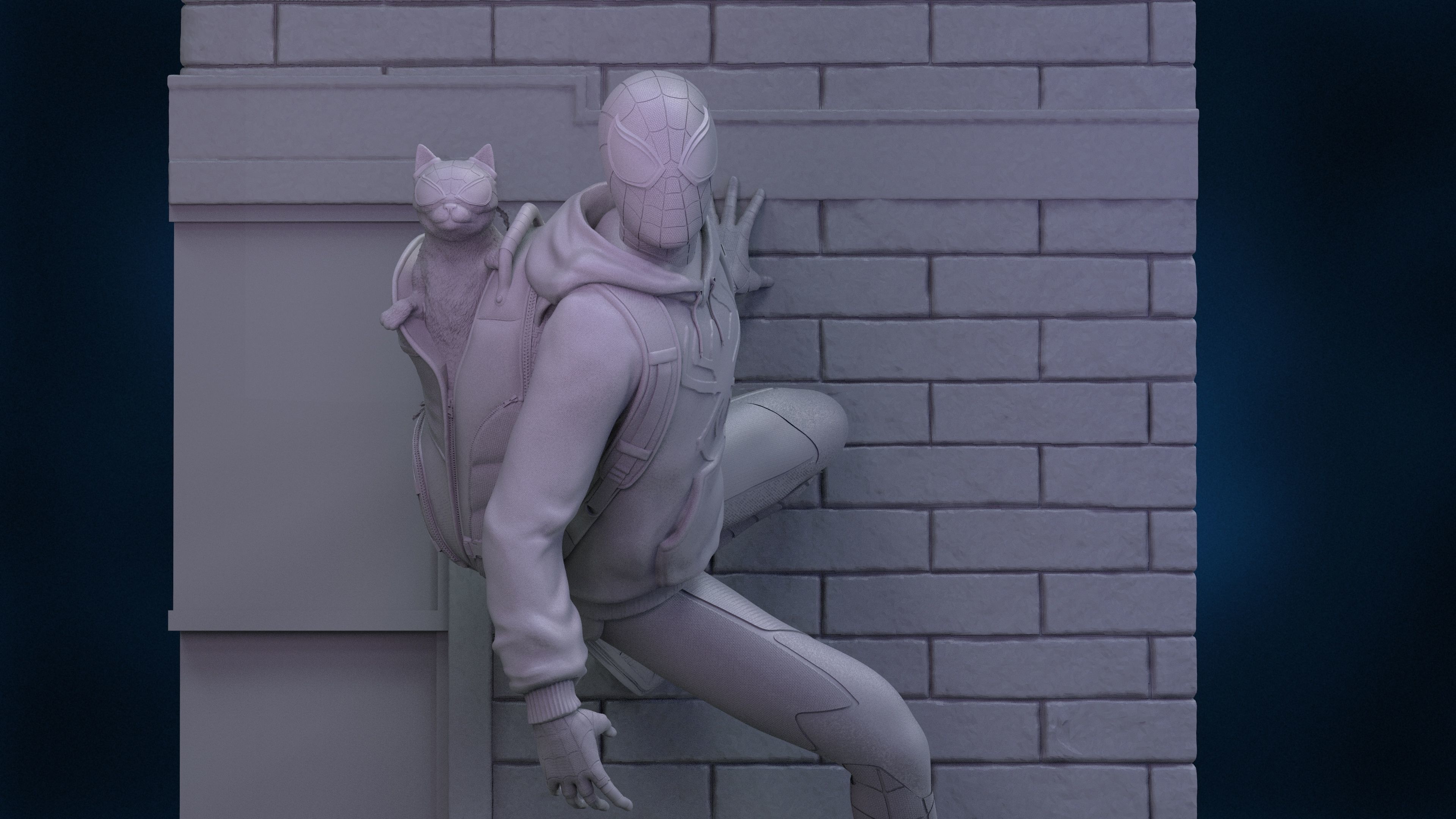 Spider-Man   -   Miles Morales 3D print model_10