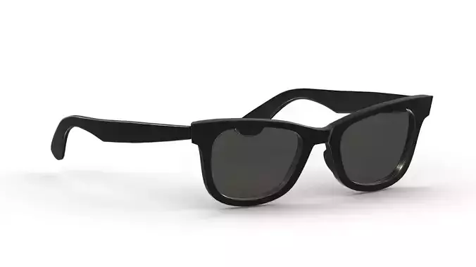 Original Wayfarer Classic Eyeglasses Low Poly PBR Realistic