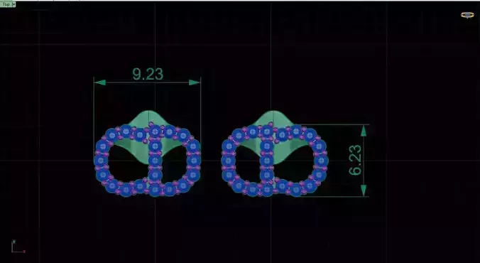 Earrings 3dmodel printable