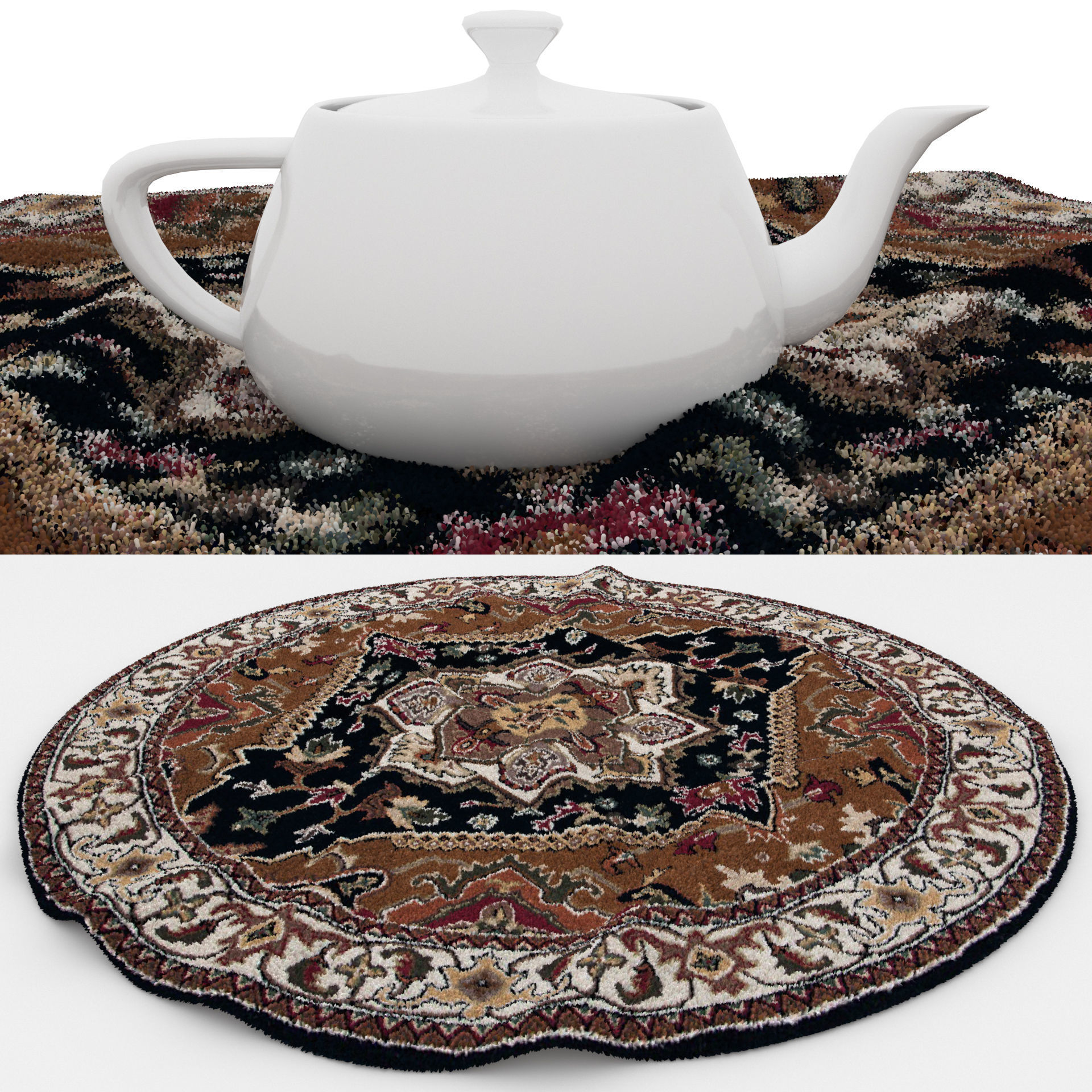 Rugs No 768 Low-poly 3D model_1