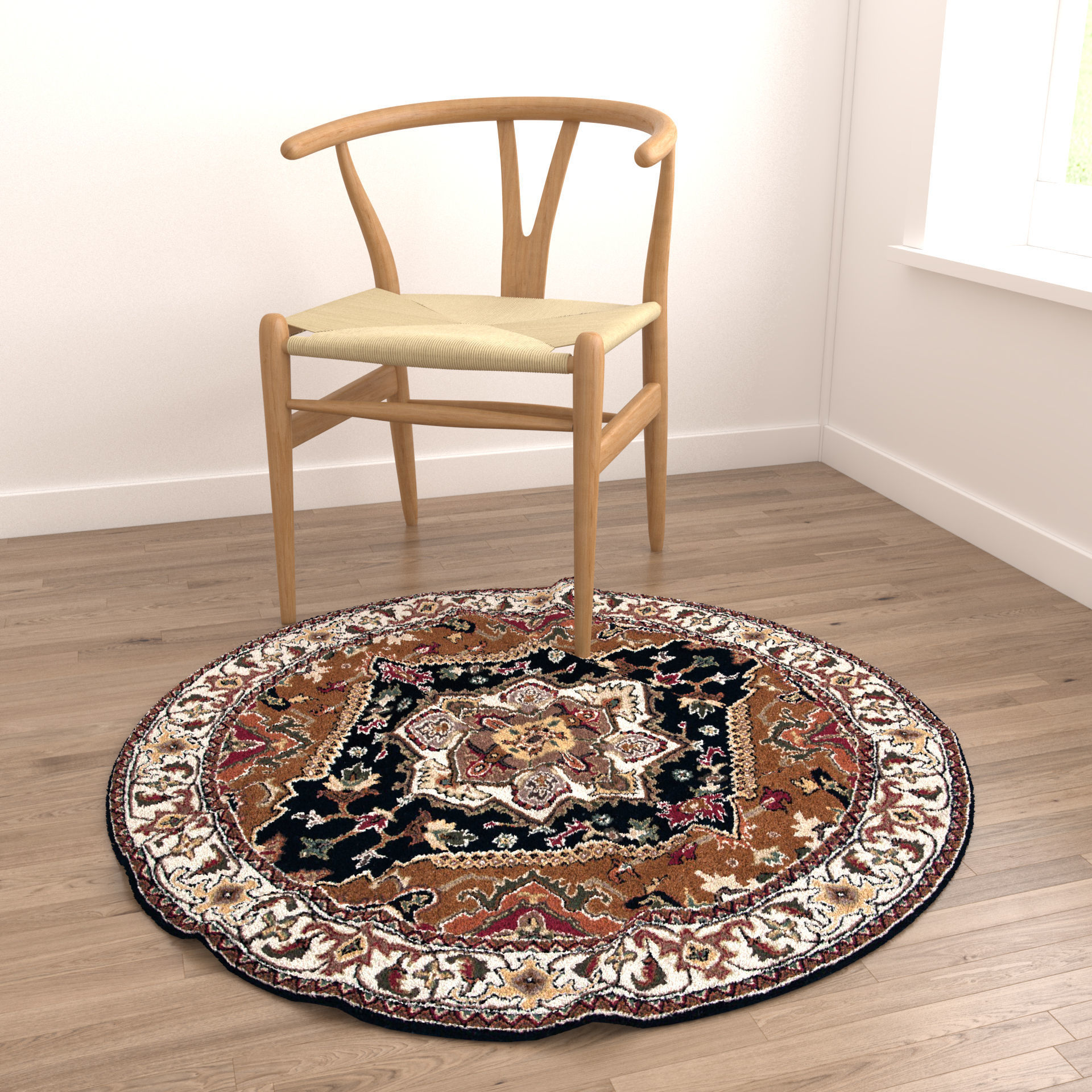 Rugs No 768 Low-poly 3D model_3