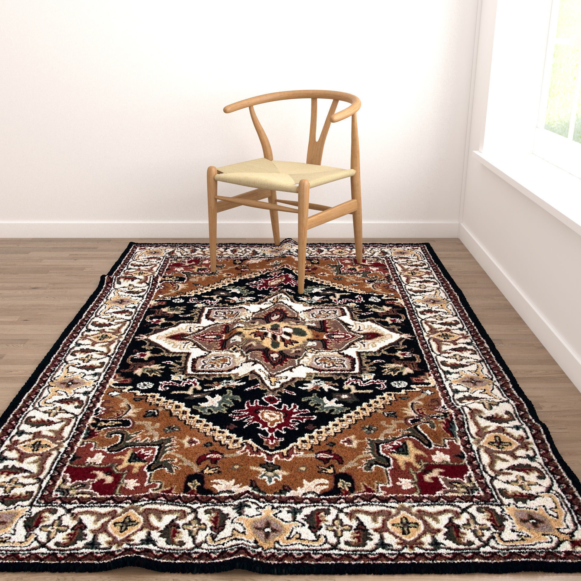 Rugs No 768 Low-poly 3D model_4