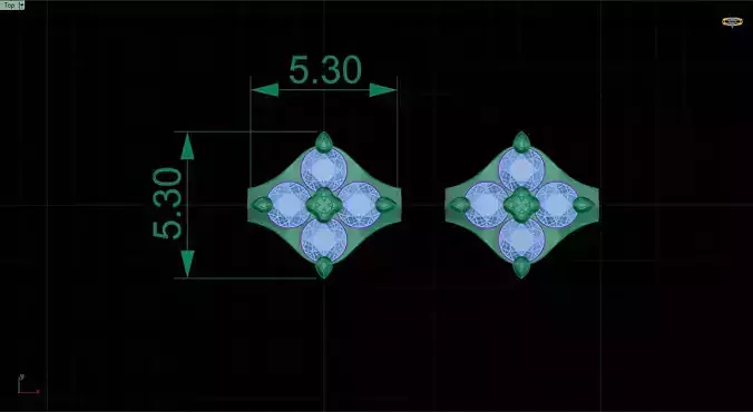 Earrings 3dmodel printable