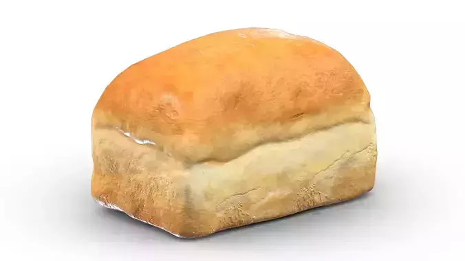Supermarket Bread 01 Low Poly PBR Realistic