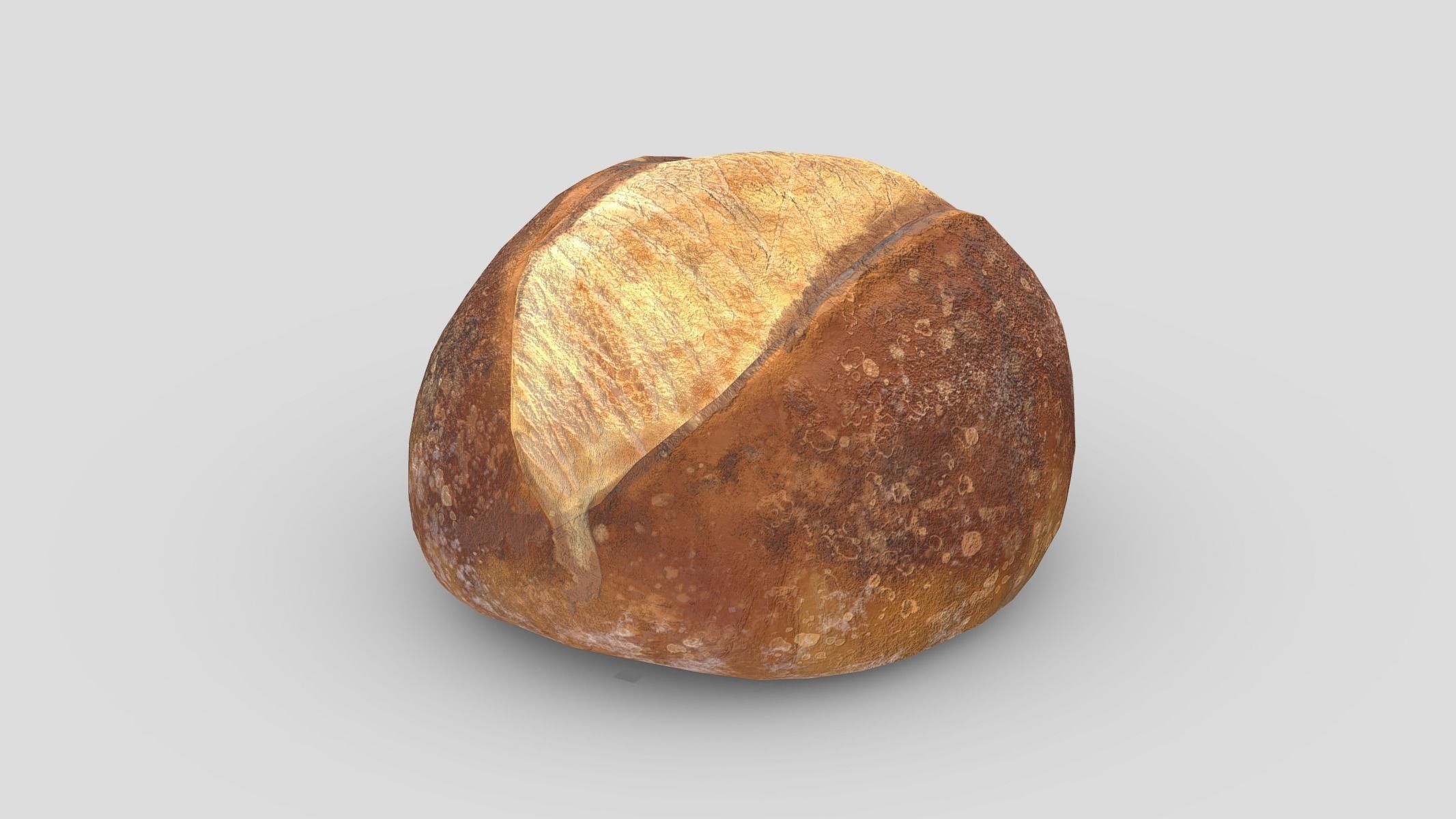Supermarket Bread 03 Low Poly PBR Realistic Low-poly 3D model_8
