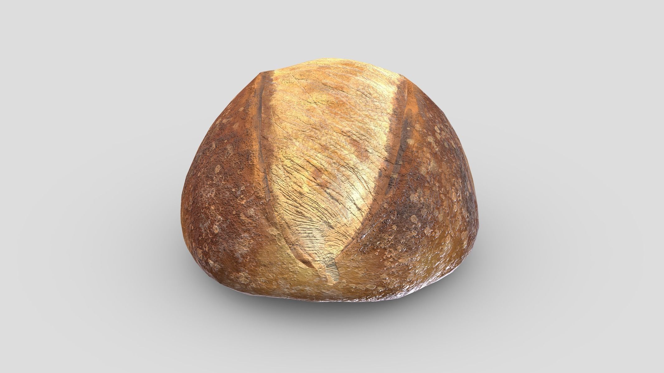 Supermarket Bread 03 Low Poly PBR Realistic Low-poly 3D model_2