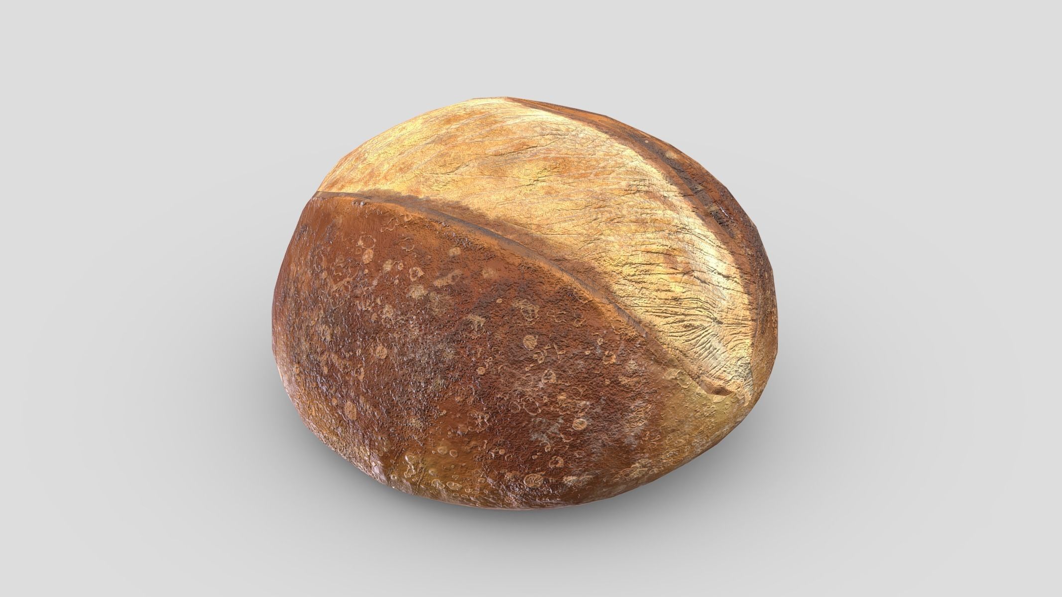 Supermarket Bread 03 Low Poly PBR Realistic Low-poly 3D model_4