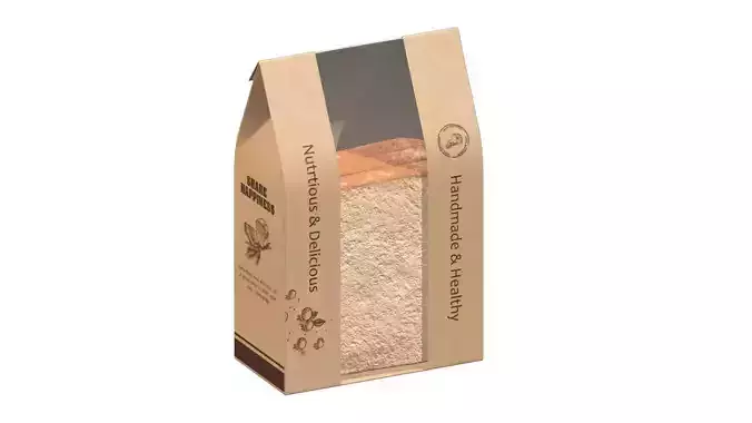 Supermarket Bread 04 Low Poly PBR Realistic Low-poly 3D model Supermarket Bread 04 Low Poly PBR Realistic Low-poly 3D model