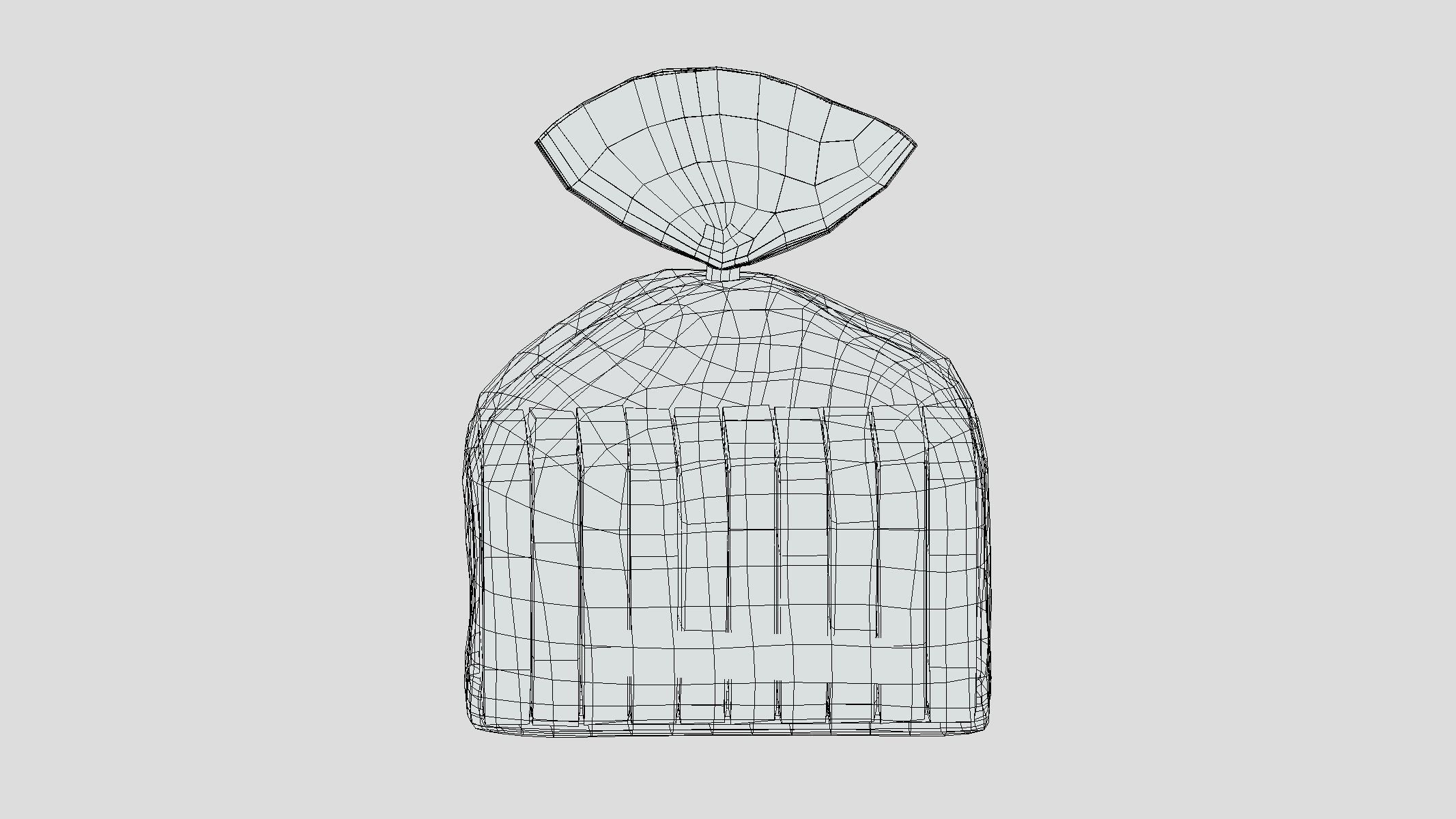 Supermarket Bread 05 Low Poly PBR Realistic Low-poly 3D model_8