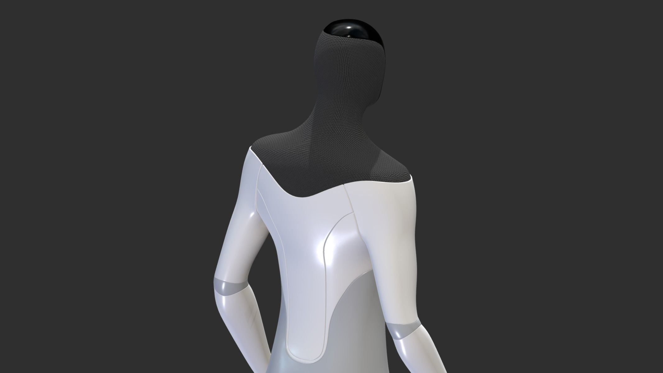 Tesla Optimus PBR Realistic Low-poly 3D model_3