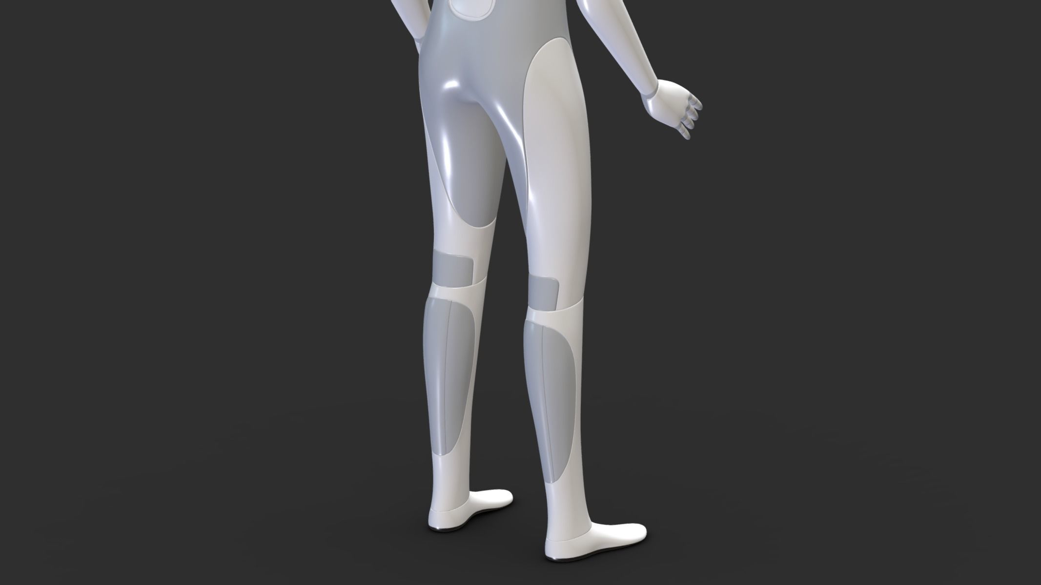 Tesla Optimus PBR Realistic Low-poly 3D model_4