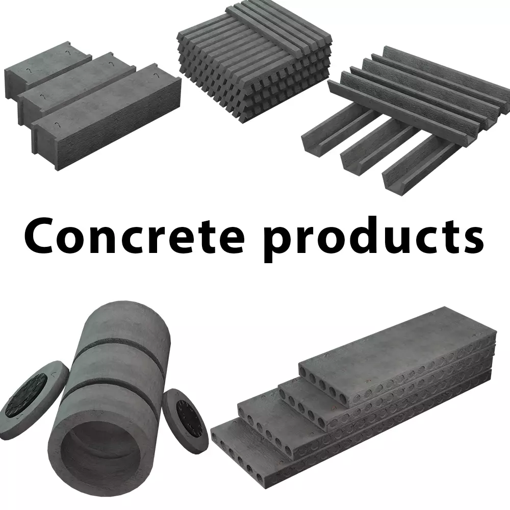 Concrete products 3D model_0