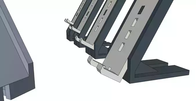 Phone stand adjustable for phones with cover easy print