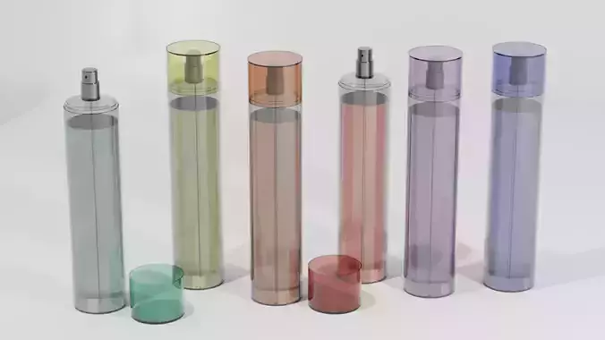 Colored Perfume Bottles