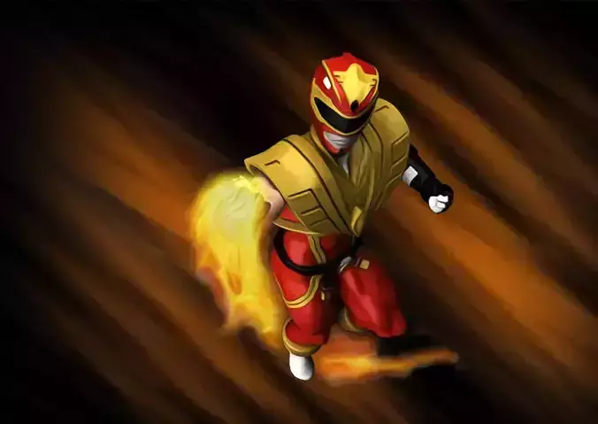 Ken Soaring Falcon Ranger 3D Print Model