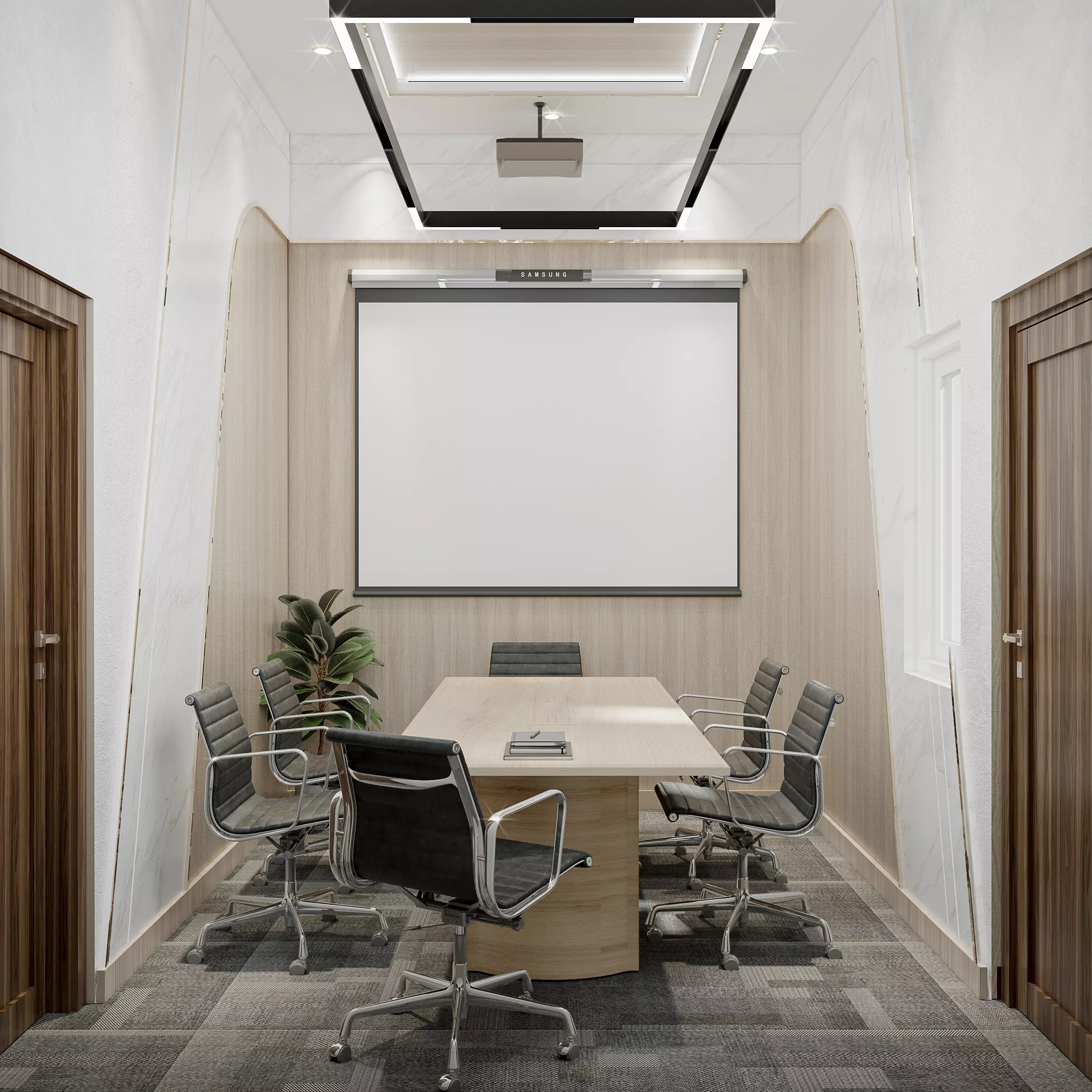 Interior Design Office 3D model_0