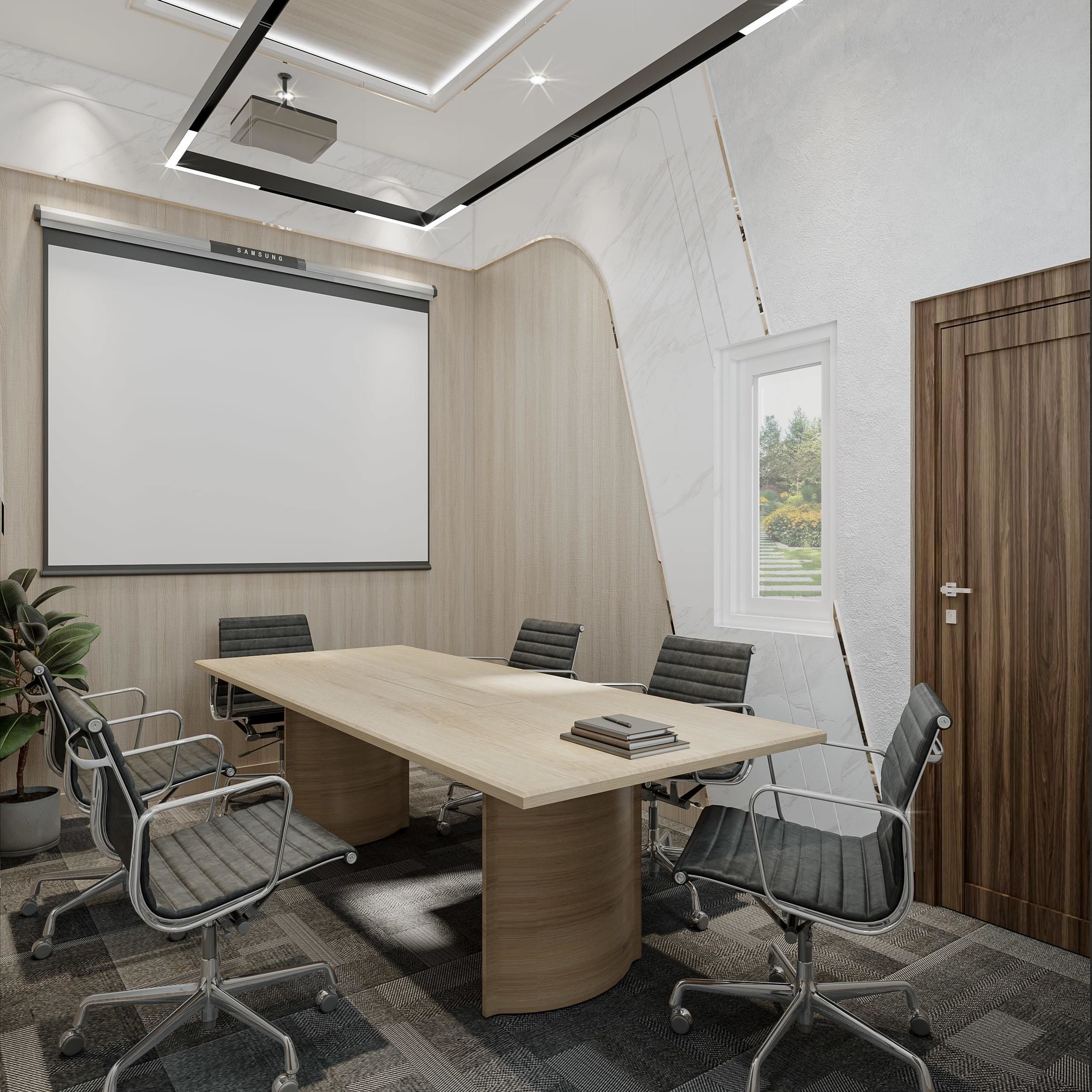 Interior Design Office 3D model_2