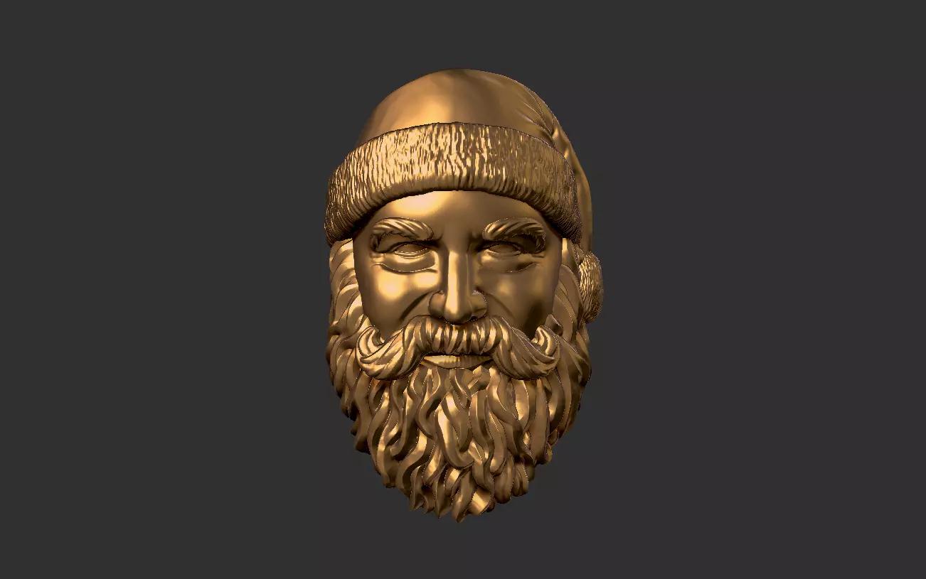 Santa ring Free 3D print model_0
