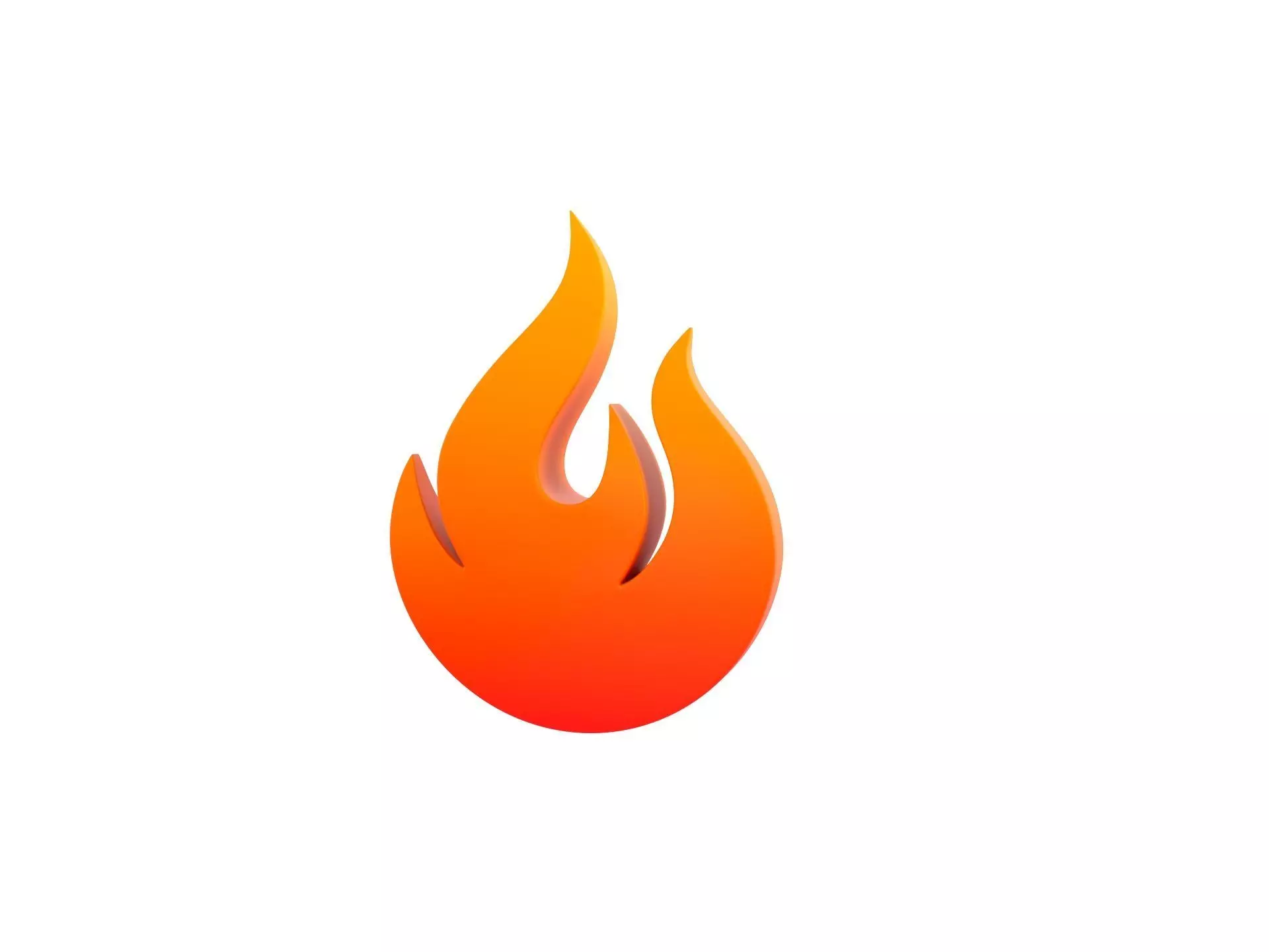 Symbol004 Flame 3D model