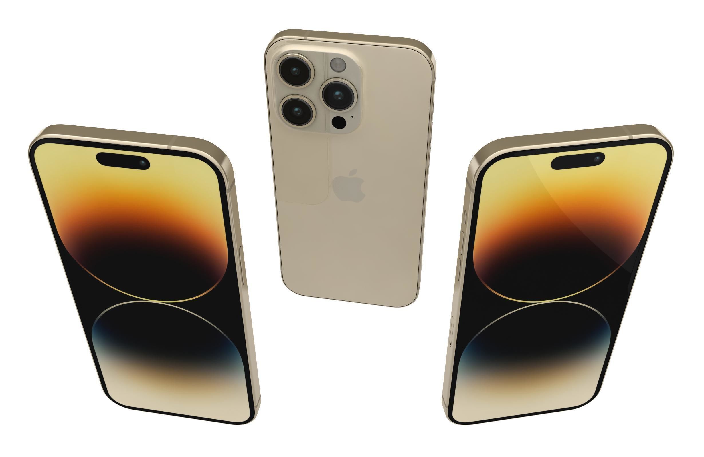 Apple iPhone 14 Plus And Pro 3D model_43