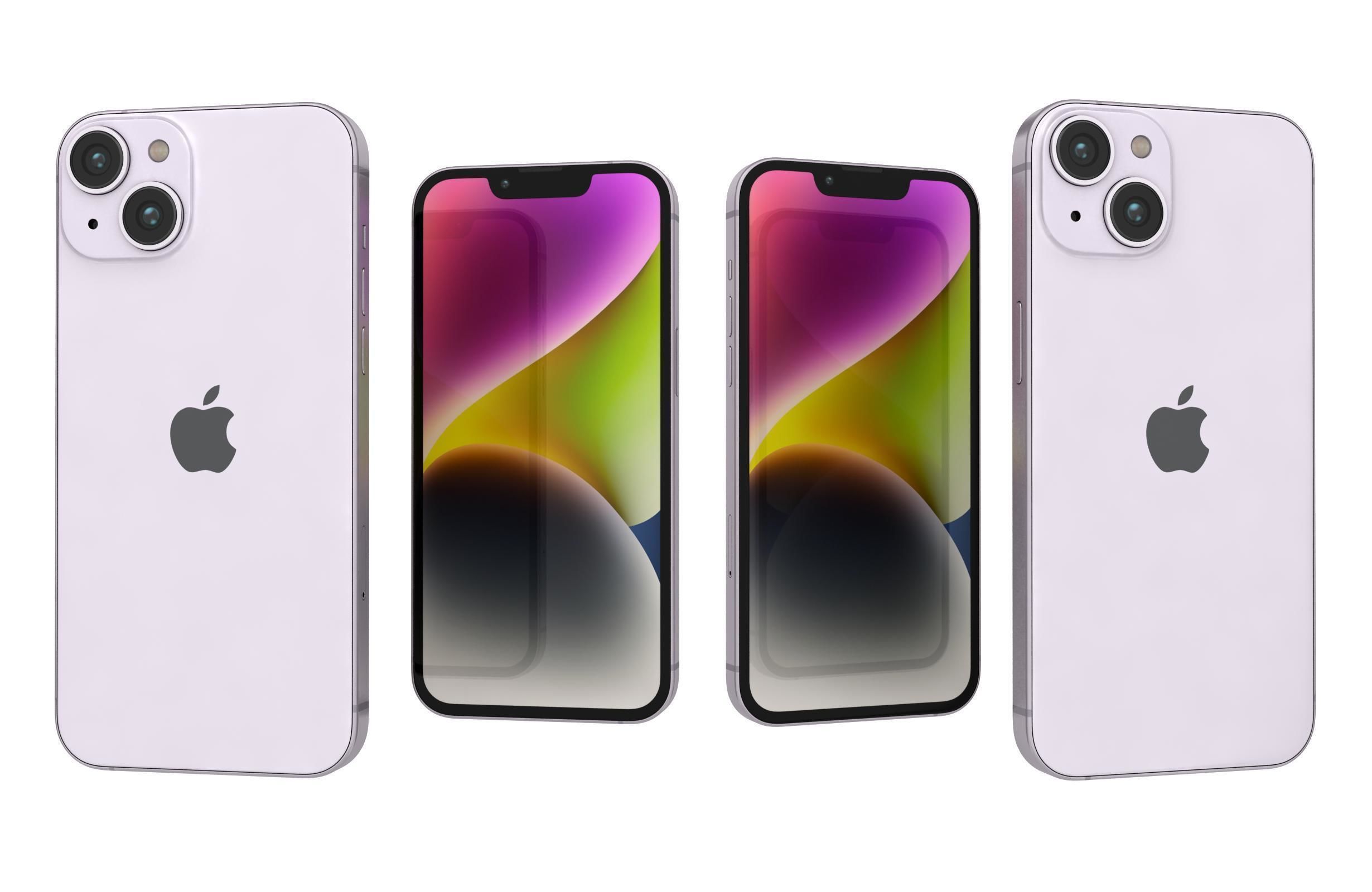Apple iPhone 14 Plus And Pro 3D model_14