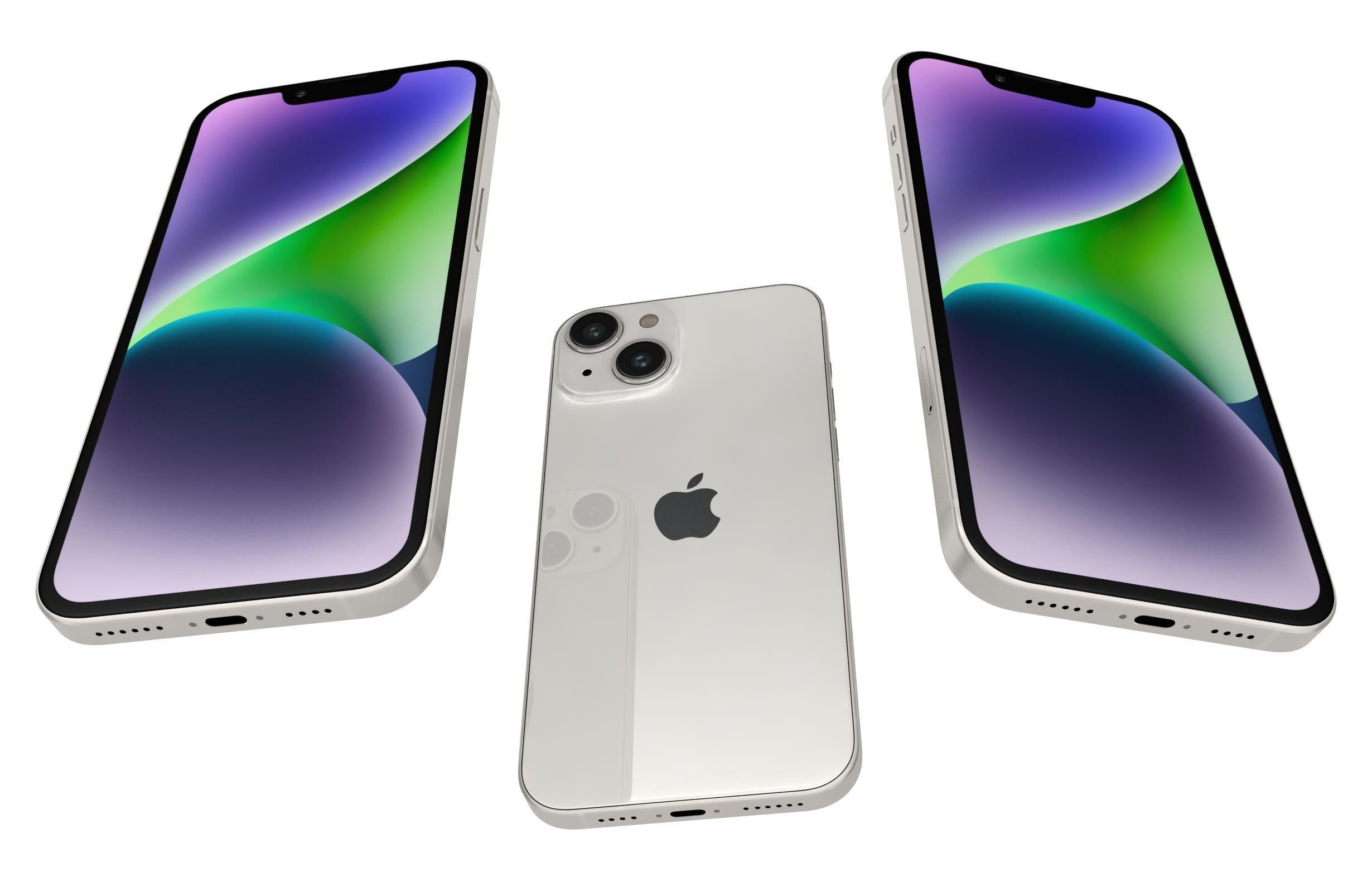 Apple iPhone 14 Plus And Pro 3D model_13