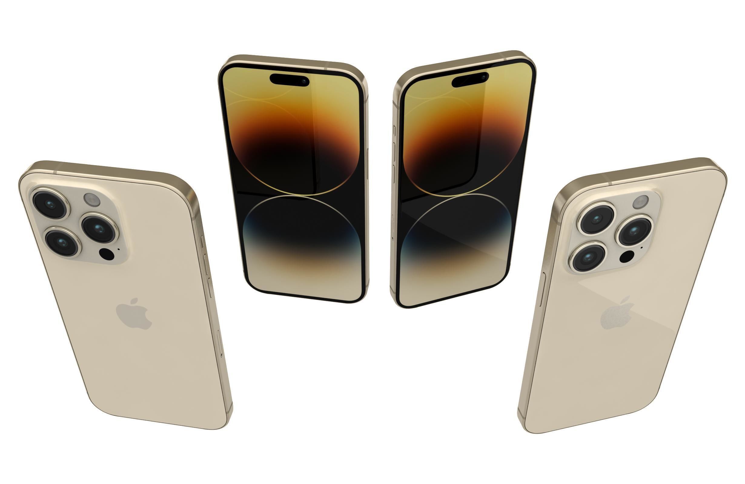 Apple iPhone 14 Plus And Pro 3D model_41