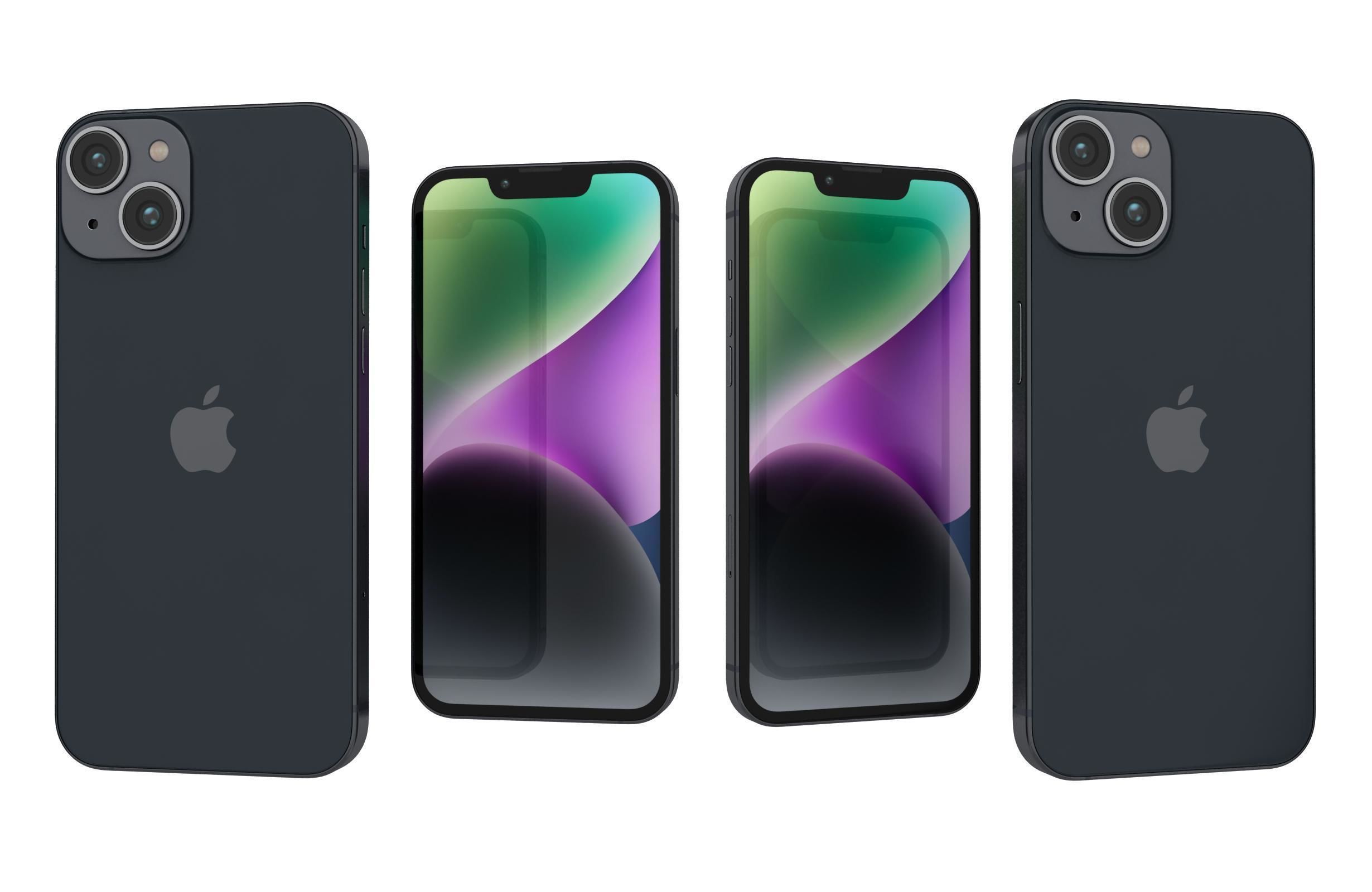 Apple iPhone 14 Plus And Pro 3D model_23