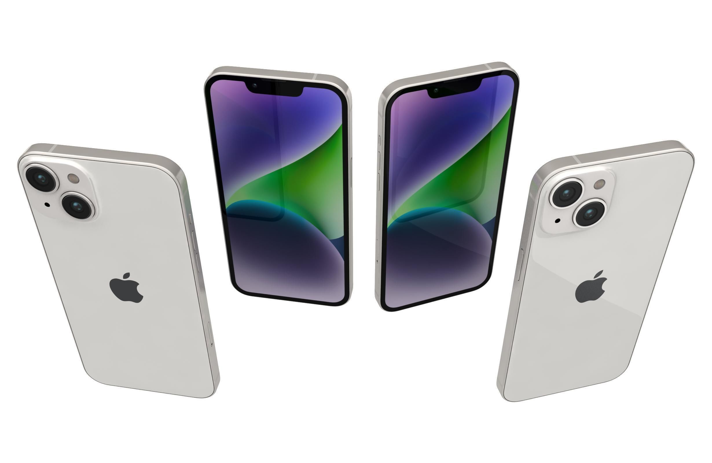 Apple iPhone 14 Plus And Pro 3D model_20